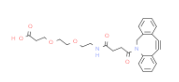 DBCO-PEG12-acid CAS:2353410-00-9是用于应变促进的炔叠氮化物环加成（SPAAC）的最具反应性的环炔之一