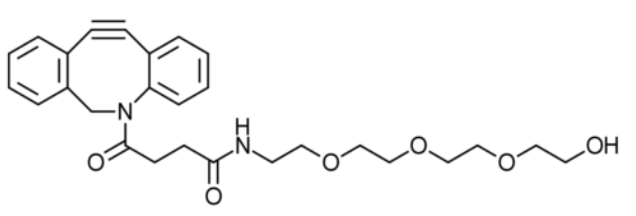 DBCO-PEG3-alcohol的分子式:C27H32N2O6，分子量:480.55