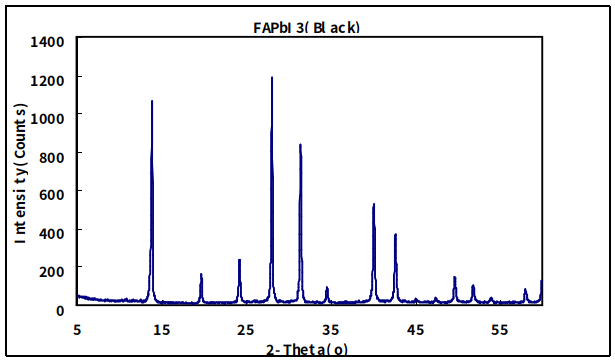 甲脒碘基钙钛矿 cas:1451592-07-6 CH(NH2)2 PbI 3(FAPbI3) 钙钛矿材料