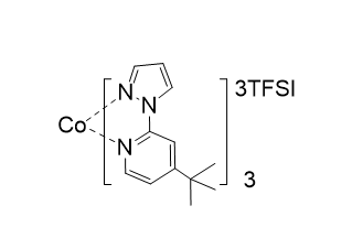 cas:1447938-61-5 FK209三[4-叔丁基-2-(1H-吡唑-1-基)吡啶]钴(III)三(1,1,1-三氟-N-[( 三氟甲基)磺酰基] 甲烷磺酰胺盐)   钙钛矿材料
