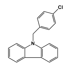 cas:481695-66-3  9-（4-氯苯基）-9H咔唑 9-(4-chlorobenzyl)-9H-carbazole  一种聚集诱导发光材料