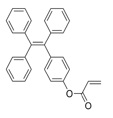 cas:1650584-04-5  TPE-丙烯酸 丙烯酸四苯乙烯酯3步反应一种聚集诱导发光材料