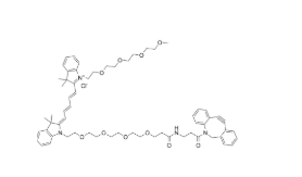 N-(m-PEG4)-N'-(DBCO-PEG4)-Cy5 N-(m-PEG4)-N'-(DBCO-PEG4)-Cy5 N-(甲氧基-四聚乙二醇)-N'-(二苯并环辛炔-四聚乙二醇)-Cy5