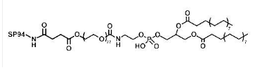 SP94-PEG-DSPE   PEG-DSPE-SP94    DSPE-SP94-PEG   特异靶向肽SP94-聚乙二醇-磷脂 的化学性状以及存储条件