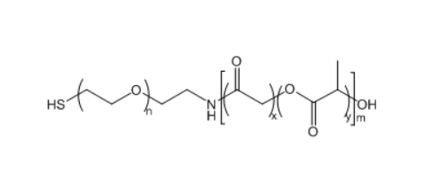 聚乳酸羟基乙酸共聚物聚乙二醇巯基 PLGA-PEG-SH