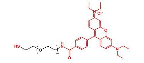 罗丹明聚乙二醇巯基 Rhodamine-PEG-SH