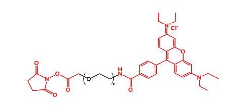 罗丹明聚乙二醇活性酯 RB-PEG-NHS