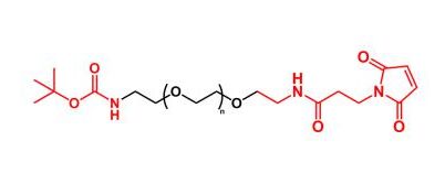 叔丁氧羰基聚乙二醇马来酰亚胺 BOC-NH-PEG-MAL
