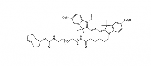 TCO-PEG-Cy3 反式环辛烯聚乙二醇Cy3