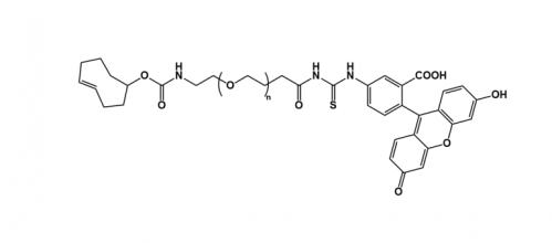 TCO-PEG-FITC 反式环辛烯聚乙二醇荧光素