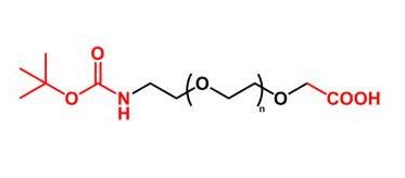 叔丁氧羰基聚乙二醇羧基 BOC-NH-PEG-COOH