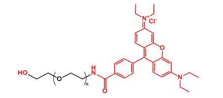 罗丹明聚乙二醇羟基 Rhodamine-PEG-OH