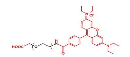 罗丹明聚乙二醇羧基 Rhodamine-PEG-COOH