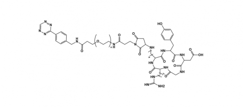 Tetrazine-PEG-cRGD 四嗪-聚乙二醇-环肽RGD