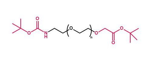 叔丁氧羰基聚乙二醇叔丁酯 Boc-NH-PEG-Tert