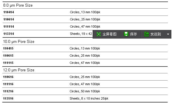 WHATMAN聚碳酸酯滤膜径迹蚀刻膜12um孔径110616110616