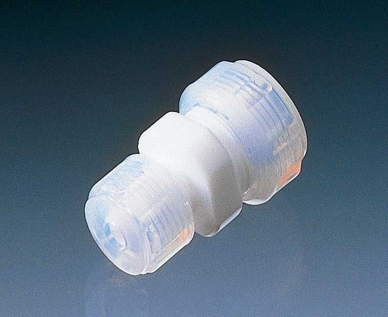 PTFE  I型异径管联合接头(简称：6&Oslash;×10&Oslash;)