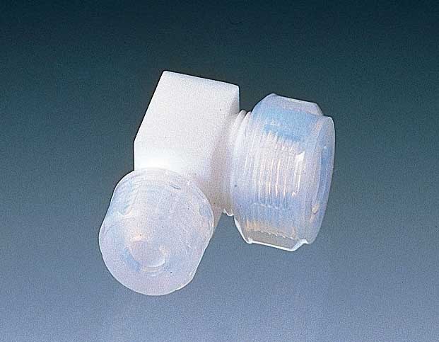 PTFE 异径管L型联合接头(简称:6Ø×10Ø)