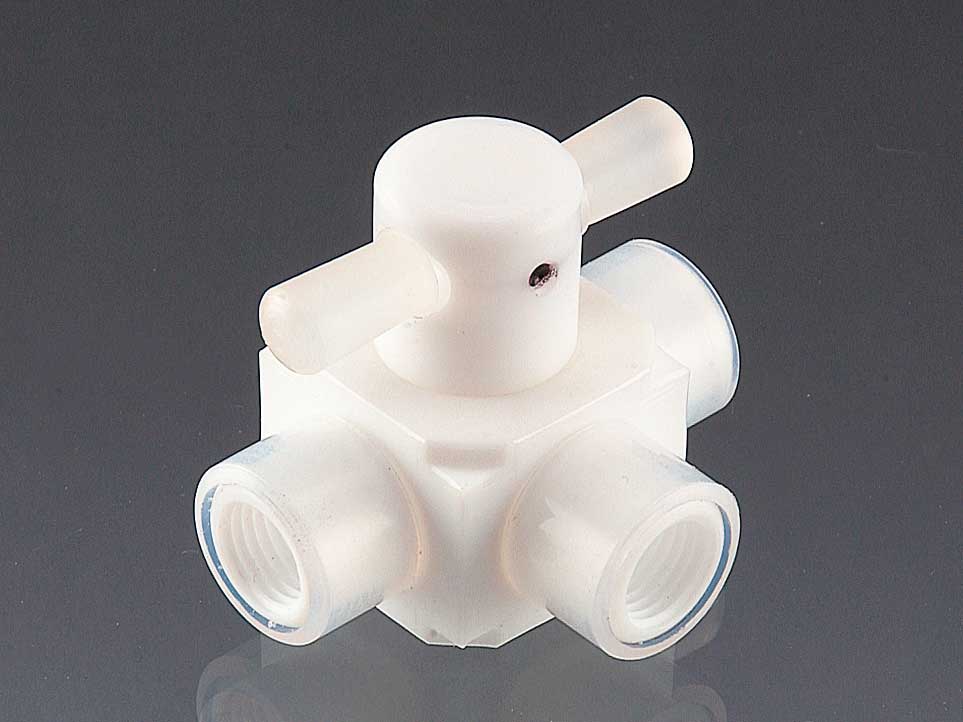 PTFE 凹形压入3通阀(简称:FV32)