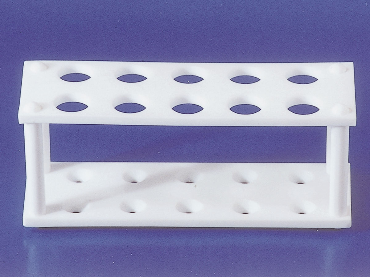 PTFE试管架TR-7，孔径：19φmm，孔数：10个）
