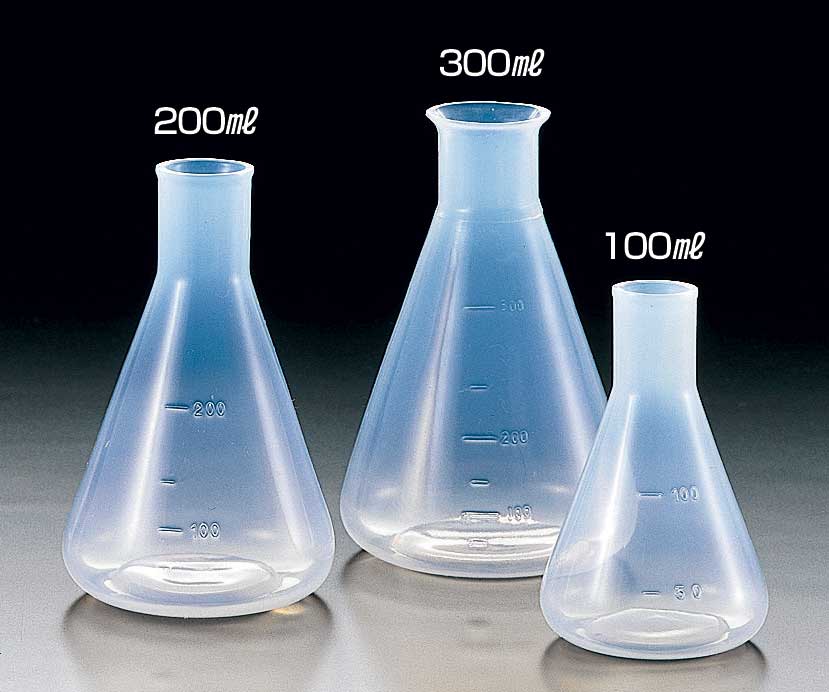 200ml PFA三角瓶(口内径:23φmm、全径:123φmm)
