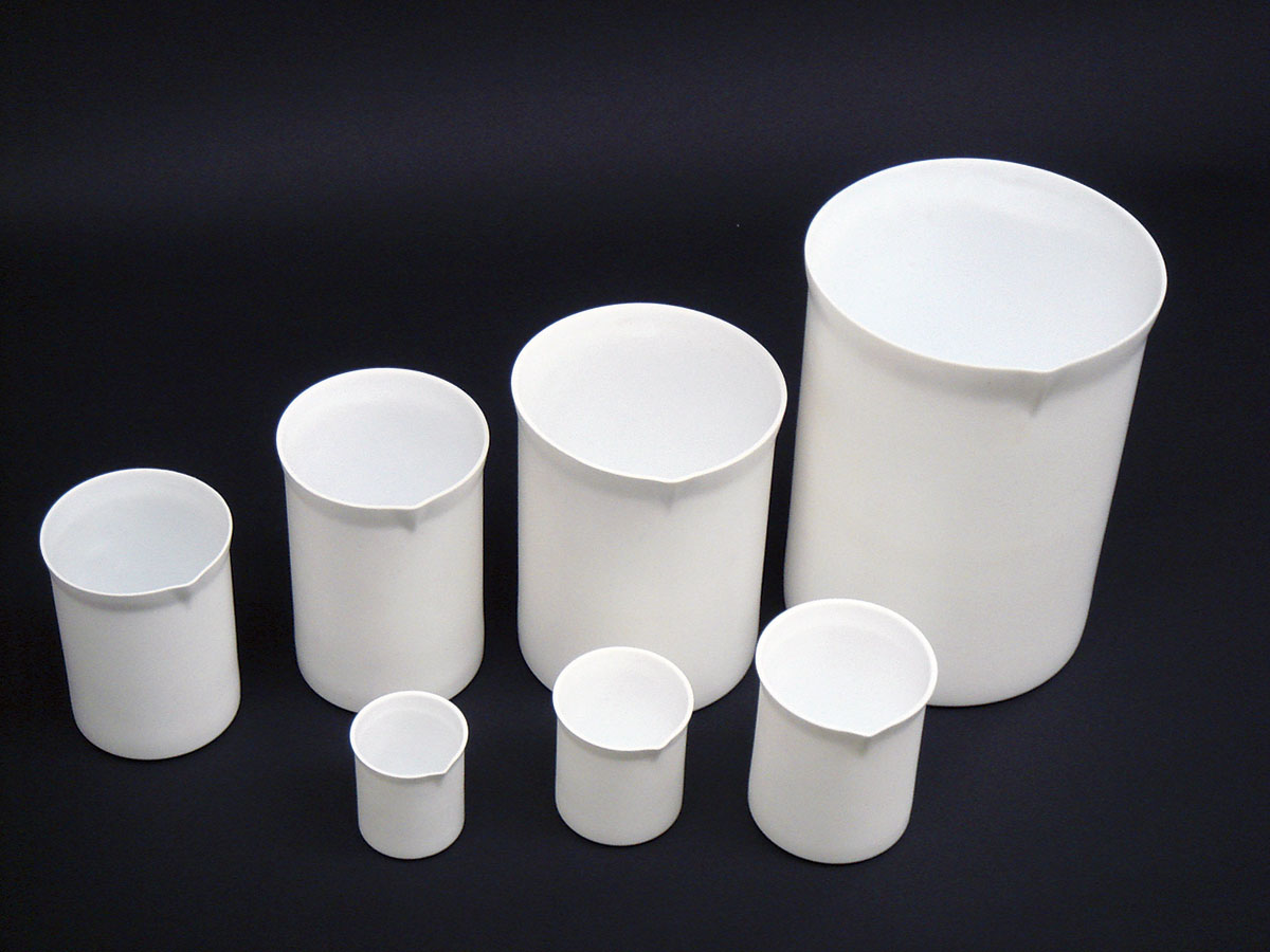 PTFE烧杯(容量:100ml、外径×高(mm):58×64、壁厚(mm):2.0)