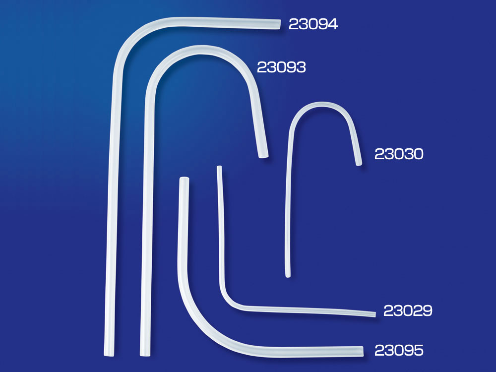 PFA接续容器用曲管(角度:180°、适合接续容器:375ml、管外径:1/2inch)