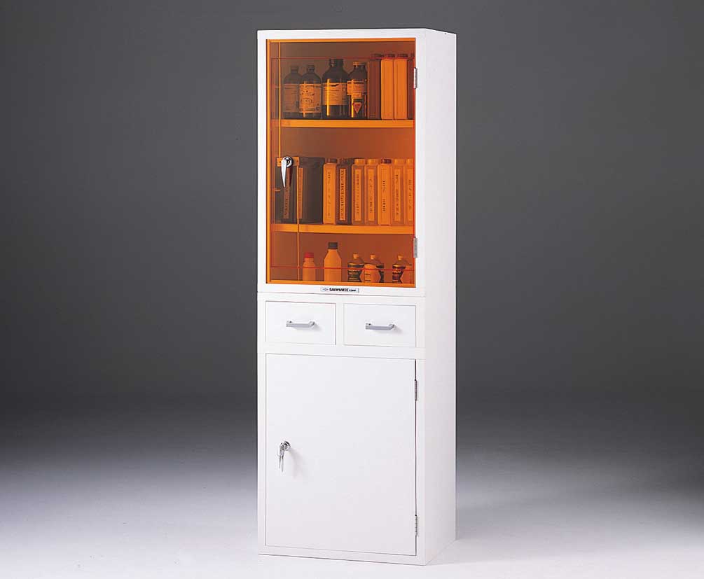 药品柜P600型上段（整体规格（mm）：600×400×900H，层架数：2）