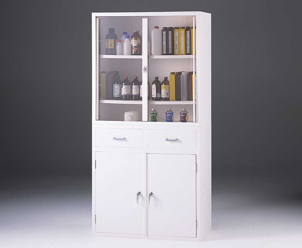 药品柜P900型上段（整体规格（mm）：900×400×900H，层架数：2）