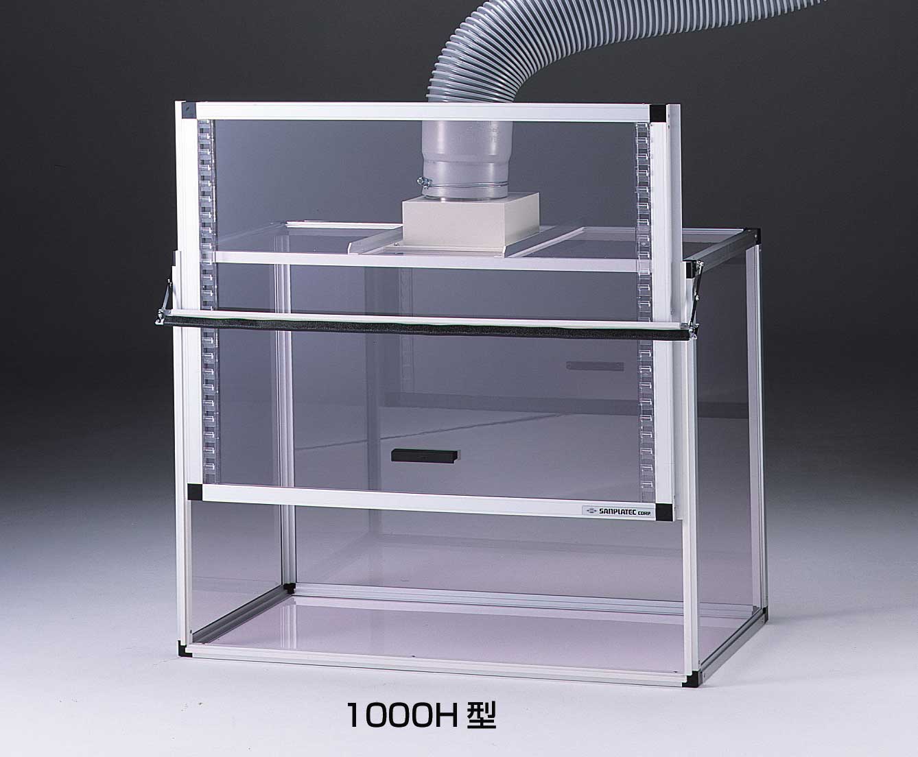 桌上抽风罩(安全滑门)1000型(整体规格(mm) : 1000×500×500H)
