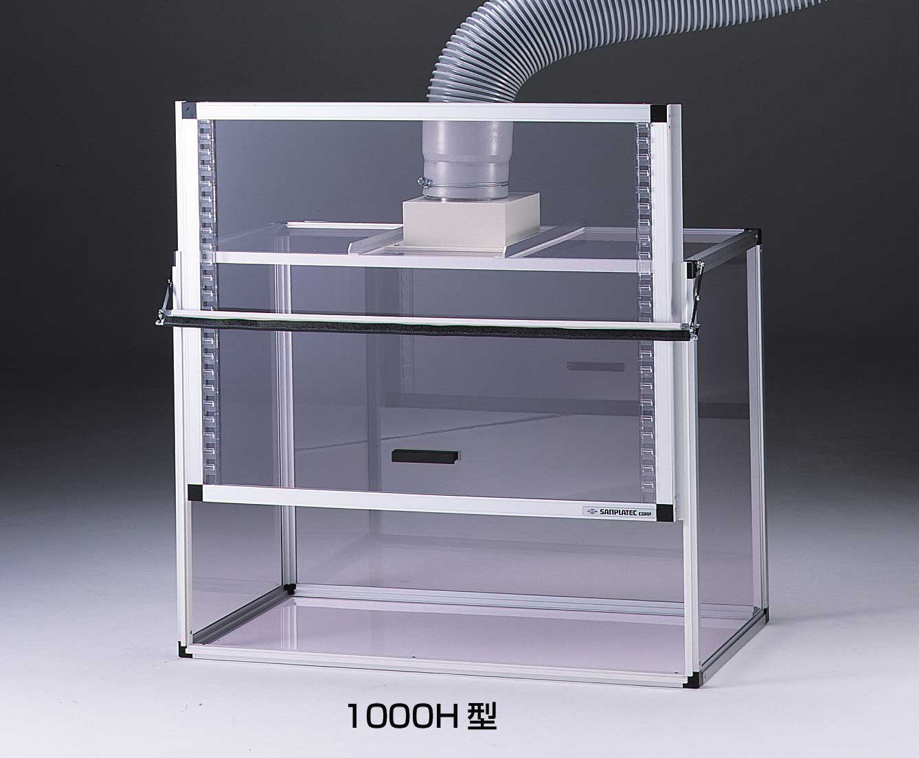 桌上抽风罩（安全滑门）1000H型（整体规格（mm） : 1000×500×750H)