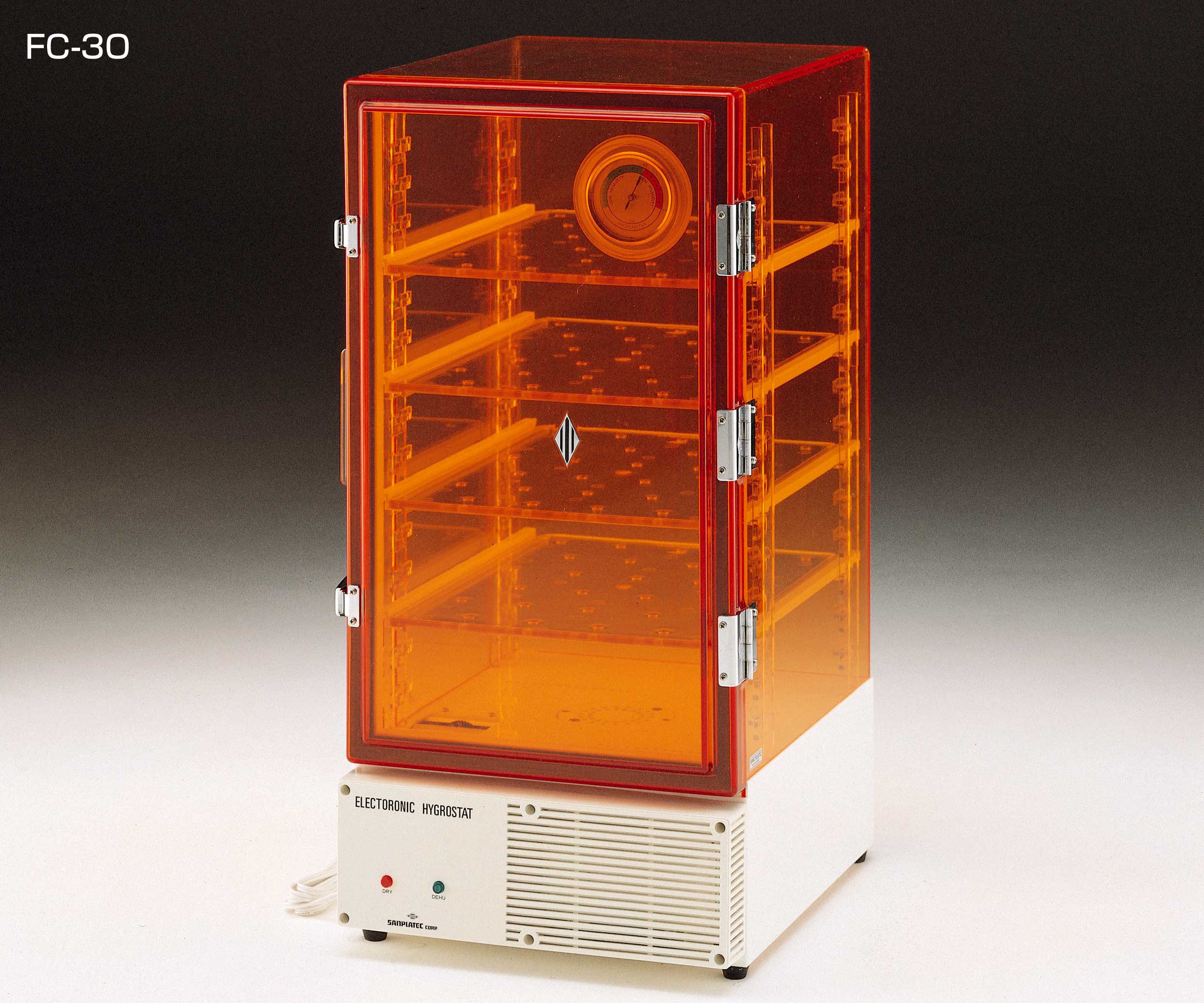 Flat Dry电子恒湿器FC-3O（橙色，层架3块）
