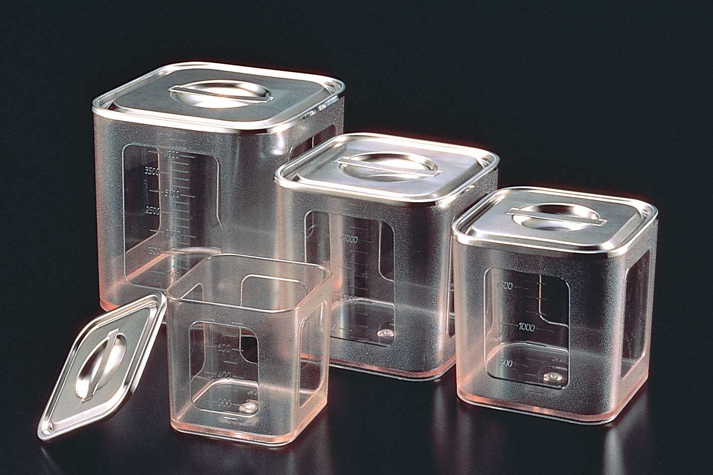 方形罐1.5L（规格（mm）：120边长×120）
