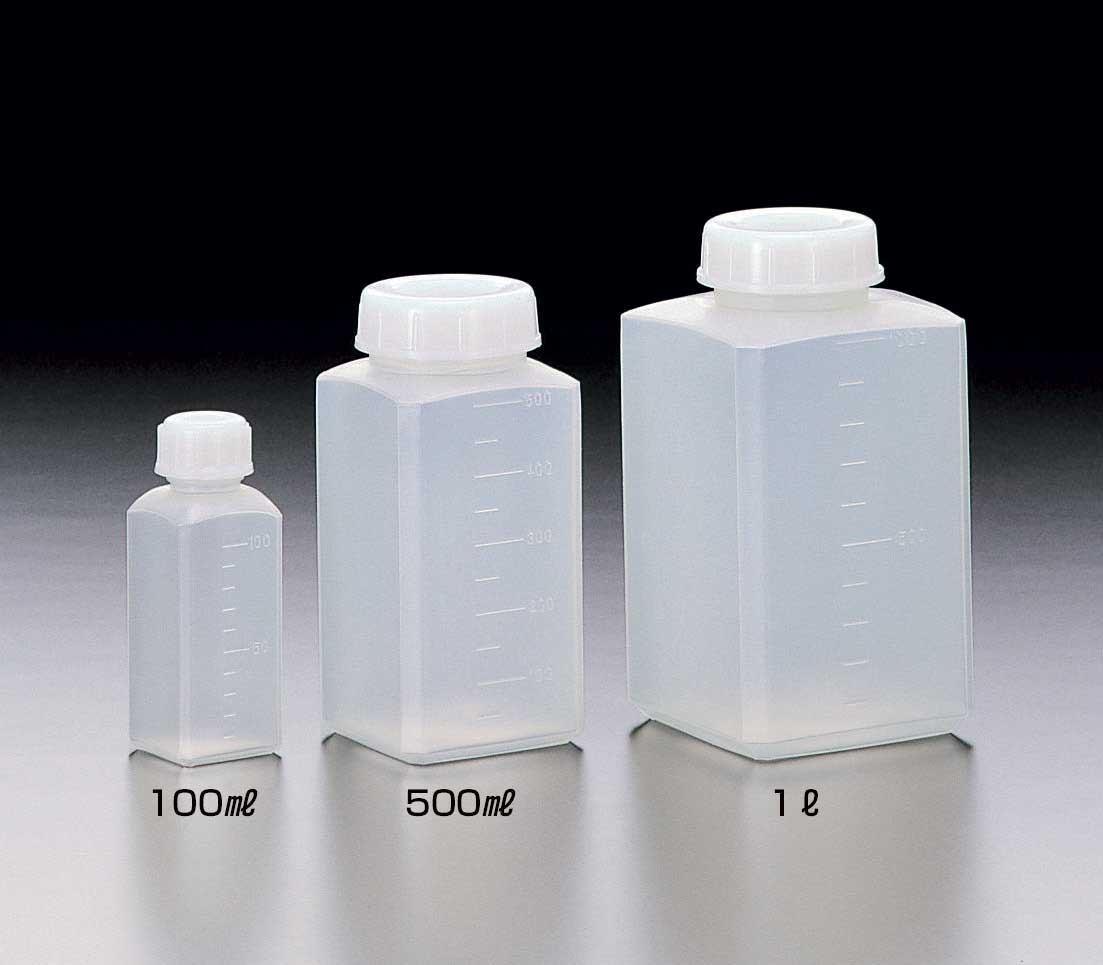 方形瓶A型(容量100ml,规格(mm):41×41×110H、口径(mm):17φ)