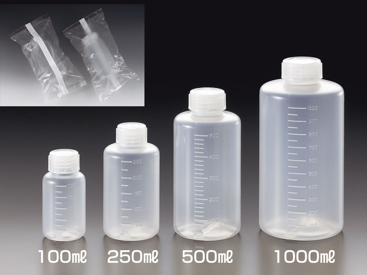 EOG灭菌PP窄口瓶（容量： 500ml）