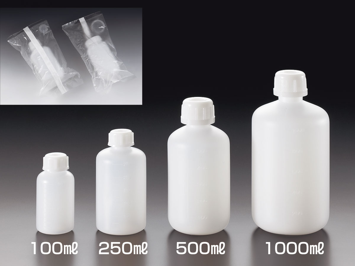 EOG灭菌PE窄口瓶（容量：500ml）
