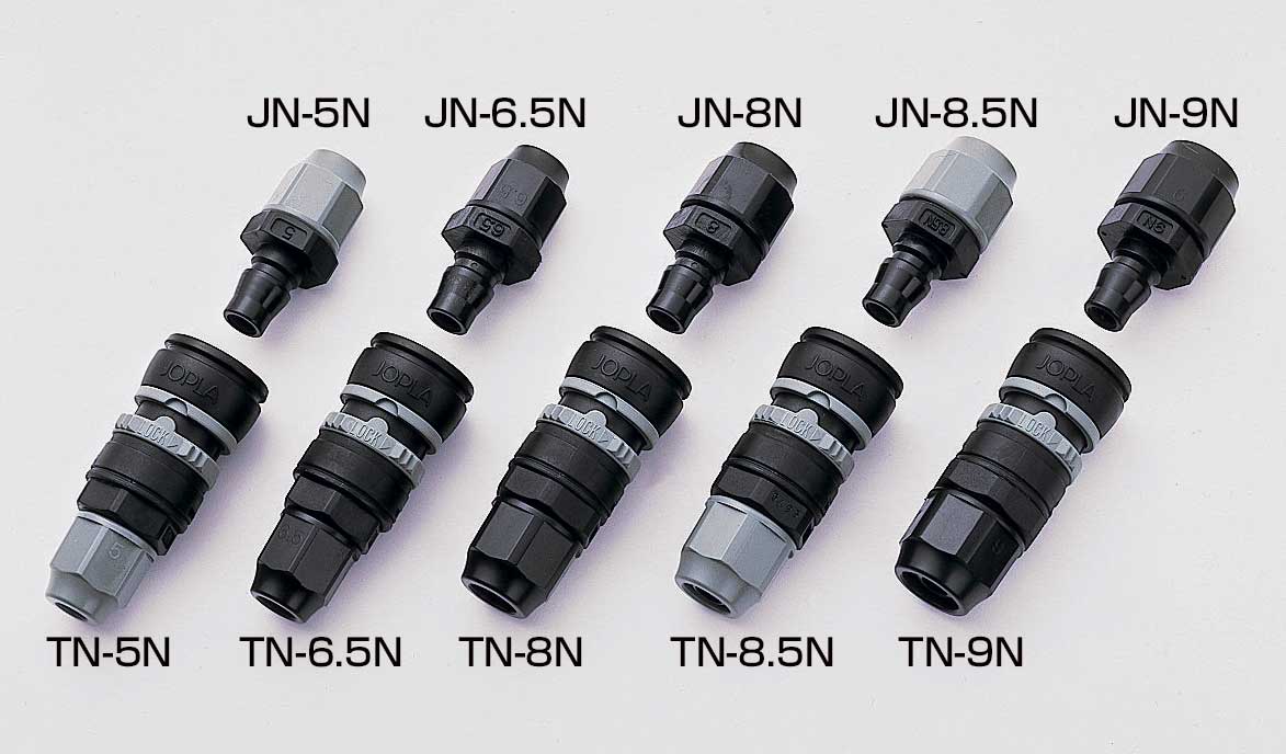 螺帽型空气用一触式接头（简称：TN-6.5N、规格：插口）