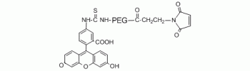 Maleimide PEG FITC, Maleimide PEG Fluorescein           Cat. No. PG2-FCML-10k     10000 Da    50 mg