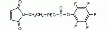 Maleimide-PEG45-PFP           Cat. No. M-P45PF-1         5 mg