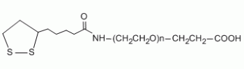 Lipoic acid PEG COOH           Cat. No. PG2-CALA-1k     1000 Da    100 mg