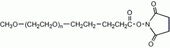 Succinimidyl valeric acid PEG, mPEG-SVA           Cat. No. PG1-SVA-30k     30000 Da    250 mg