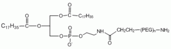 DSPE PEG Amine, DSPE-PEG-NH2           Cat. No. PG2-AMDS-1k     1000 Da    100 mg