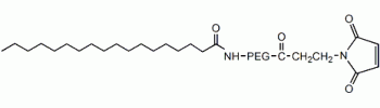 Stearic acid PEG Maleimide           Cat. No. PG2-MLSA-3k     3400 Da    100 mg