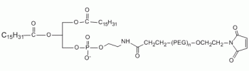 DPPE PEG Maleimide, DPPE-PEG-Mal           Cat. No. PG2-DPML-2k     2000 Da    100 mg