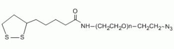 Lipoic acid PEG azide, LA-PEG-N3           Cat. No. PG2-AZLA-2k     2000 Da    100 mg