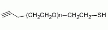 Alkyne PEG thiol, ALK-PEG-SH           Cat. No. PG2-AKTH-1k     1000 Da    100 mg