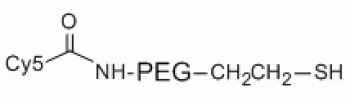 Cy5 PEG Thiol, Cy5-PEG-SH           Cat. No. PG2-S5TH-2k     2000 Da    5 mg