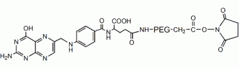 Folic acid PEG NHS, NHS-PEG-Folate           Cat. No. PG2-FANS-10k     10000 Da    25 mg
