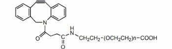 DBCO PEG Acid, DBCO-PEG-COOH           Cat. No. PG2-CADB-3k     3400 Da    20 mg