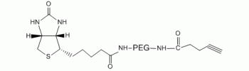 Alkyne PEG Biotin, Biotin PEG Alkyne           Cat. No. PG2-AKBN-1k     1000 Da    100 mg
